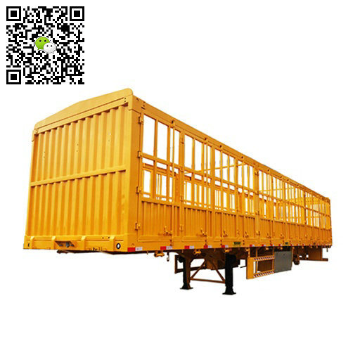 Customized 3axles Livestock Cargo Transport Trailer 40t-60t