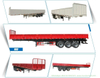 Customized 3axles Livestock Cargo Transport Trailer 40t-60t