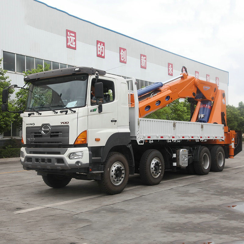 Hino 700 Truck Mounted Crane 12 Wheels 8X4 Sq1800zb6 Knuckle Crane 90ton