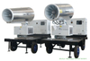 Mobile Dustfall Cannon Sprayer Water Fogging Machine Dolly (PM2.5 Dust Controller 50-120M)