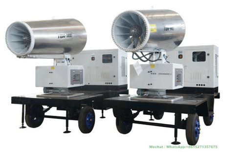 Dust Fall Container Wholesale Mobile Dustfall Cannon Sprayer Water Fogging Machine Dolly ...
