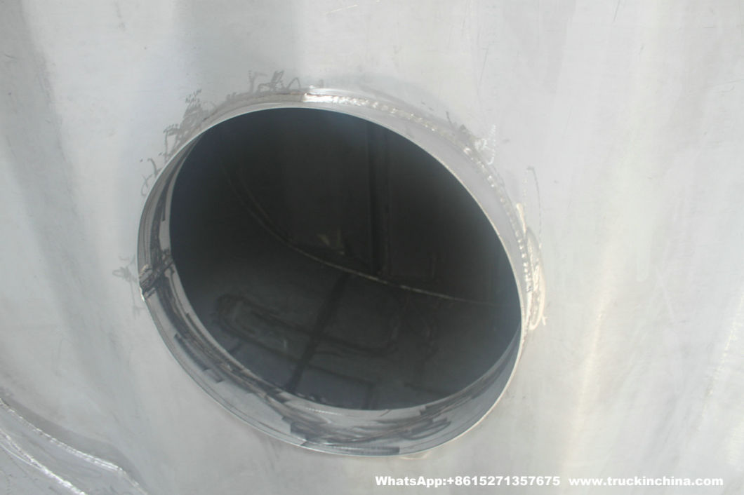 Heavy Duty Stainless Steel Tanker Semi Trailer 60000L for Food Oil, Ethanol, Liquor, Win (40-60T Polished Stainless Tanker)