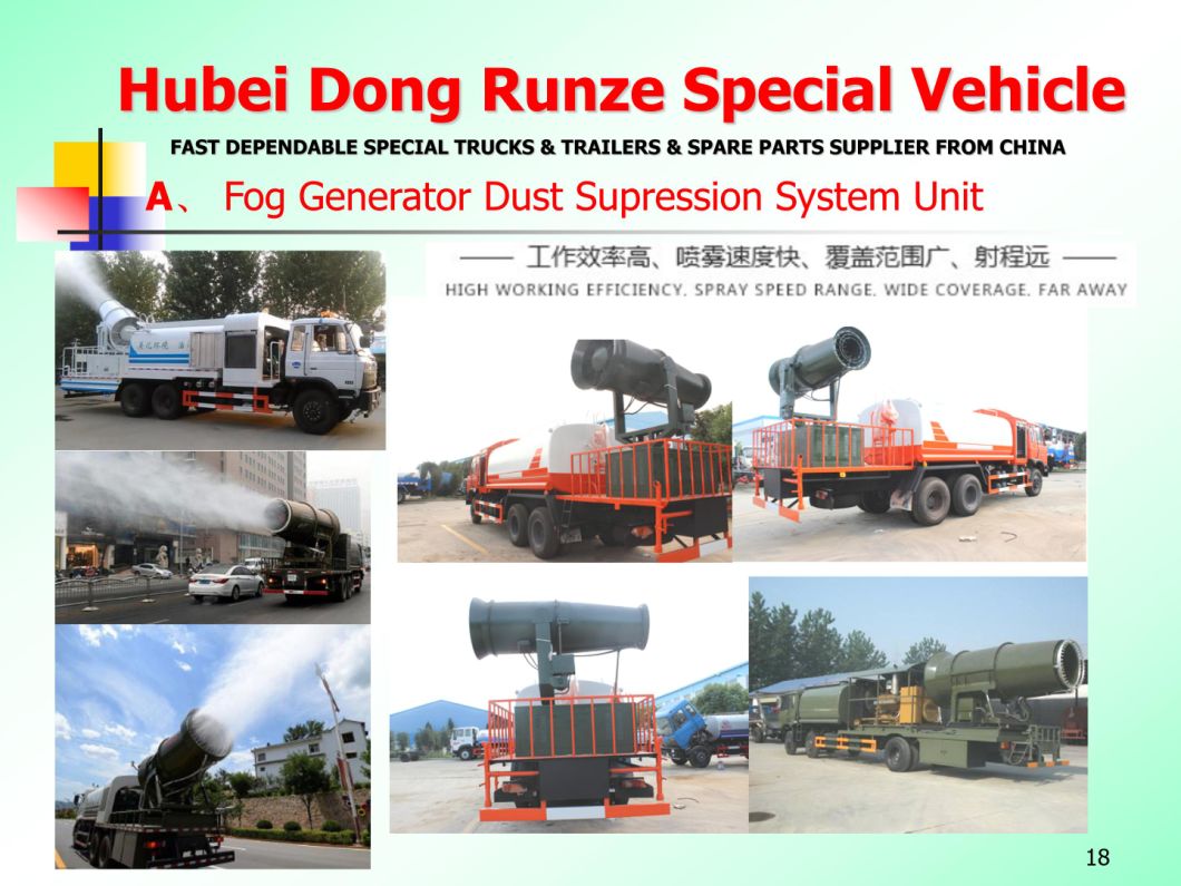 Fog Cannon with Fog Generator Dust Supression System Unit (Sprayer Water Mist 50m-200m Citywide Disinfection Cannon, Sterilization Spray Machine)