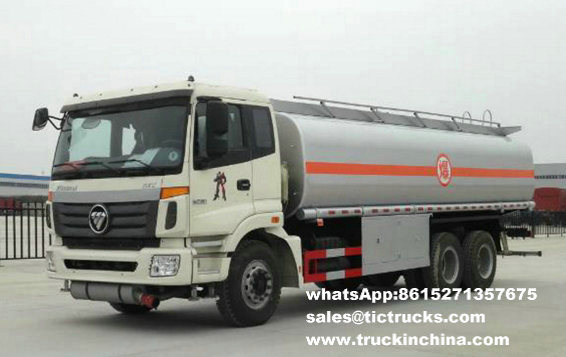 Foton Fuel Tanker (Mobile Oil Refueling Bowser Truck 20cbm LHD, RHD Diesel Delivery Refueling Truck)