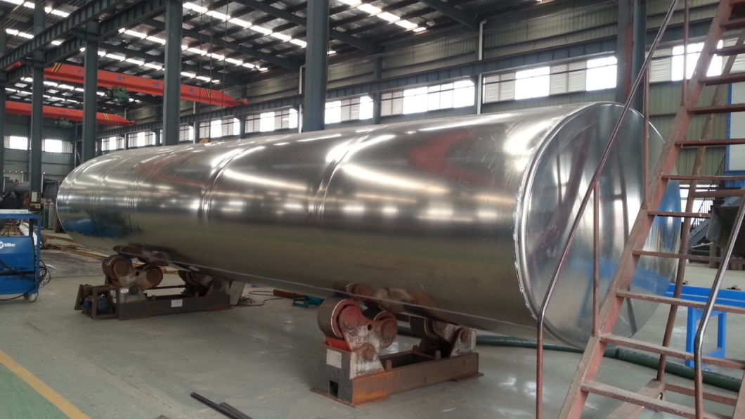 Polish Aluminum Tank Body Customizing (Fuel Gasoline Oil Tank For Tanker Trailer Truck)
