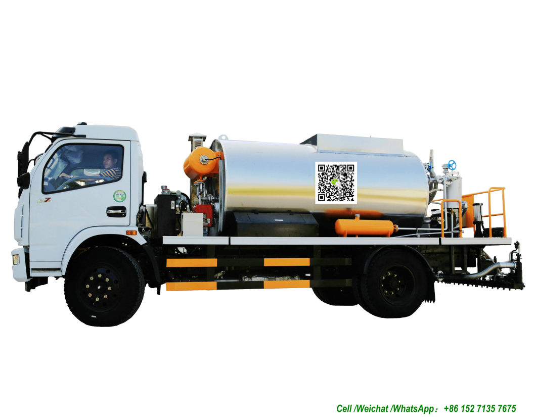 Asphalt Tank SKD for Asphalt Spray Truck (Asphalt Distributor Truck Body Part 4000L, 6000L, 8000L, 10000L Bitumen Distributor Tank)