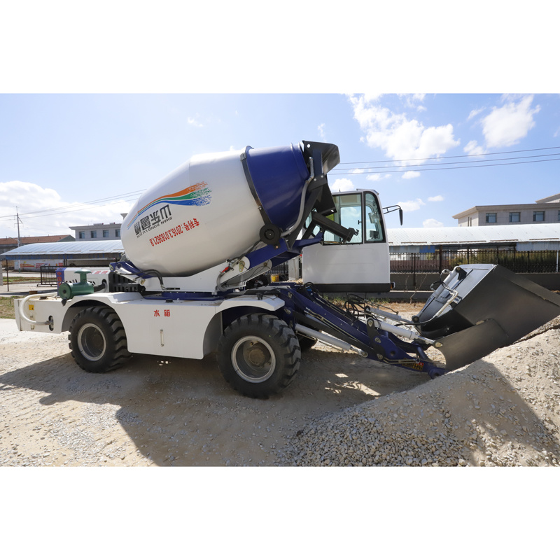 Self Loading Concrete Mixer 4m3 with Cab Rotating 180-270d and Air Conditioning (Electronic Sensors, Automatic weighing scale) EXW Wholesale Price List