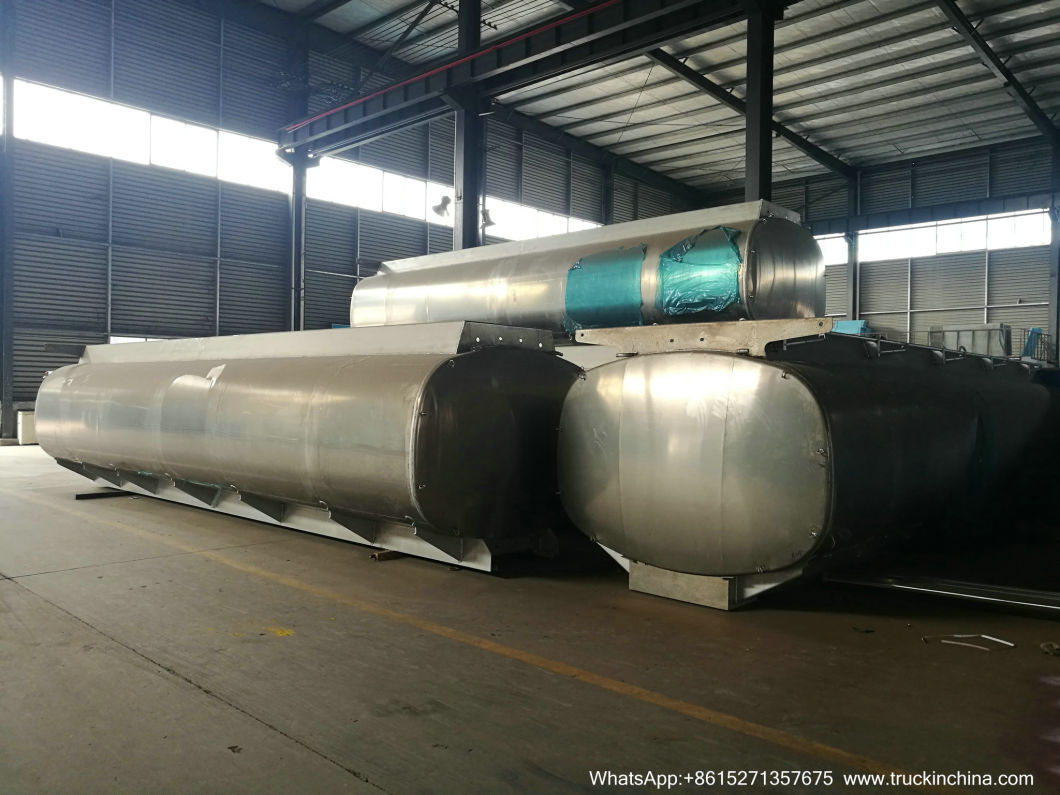 Mirror Stainless Steel Drinking Water Milk Tank Upper for Tanker Trailer Customizing 2500L -25000L