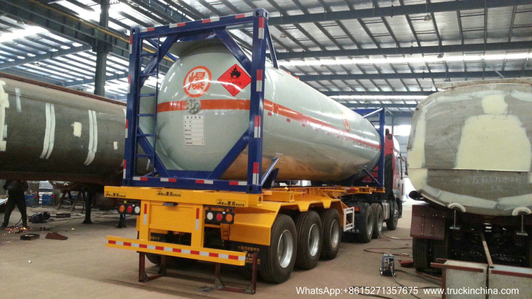 30FT ISO Propane CH4 LPG Tank Container Propane, Isobutane, Isobutene, Liquid Ammonia, Dimethyl Ether Trichlorosilane