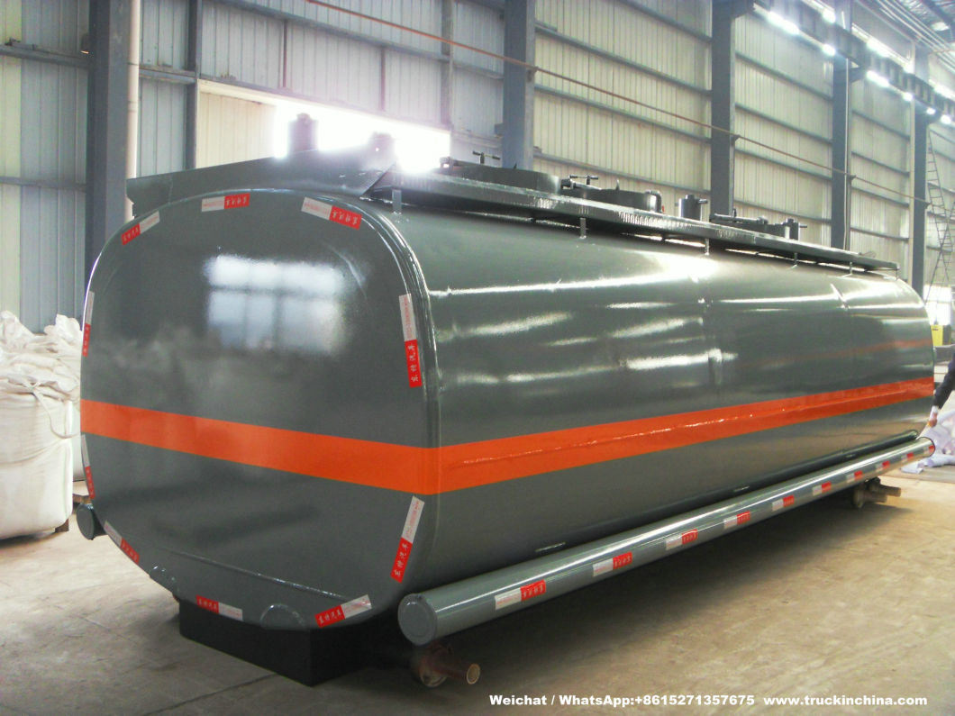 HCl Acid Liquid Transport Tanks (Hydrochloric Acid Tanks Acid Tanker Steel Lined PE Road Chemical Tank 16000L -17500L)