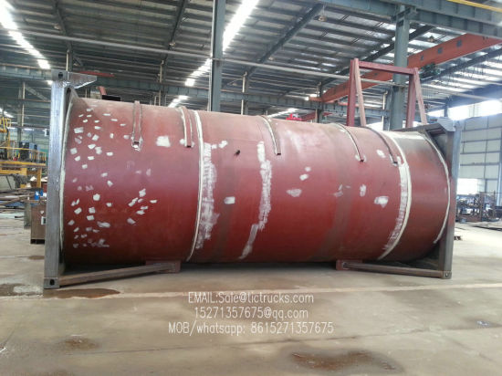 20FT ISO LPG Tank Container for Liquid Propane, Cooking Gas, Dem, Isobutane 24kl -40kl Custermizing Container Trailer Mounted 