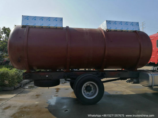 Customsing VAC Acid Sewage Tanker Tank Body- Lined PE for Liquid Chemical Wast 4m3-22m3 (1000USG-6000USG)