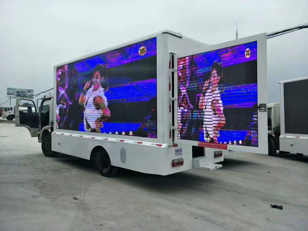 DFAC Truck Mounted Mobile LED-Advertising Optional Ifting Screen 4X4.4X2 LHD. Rhd