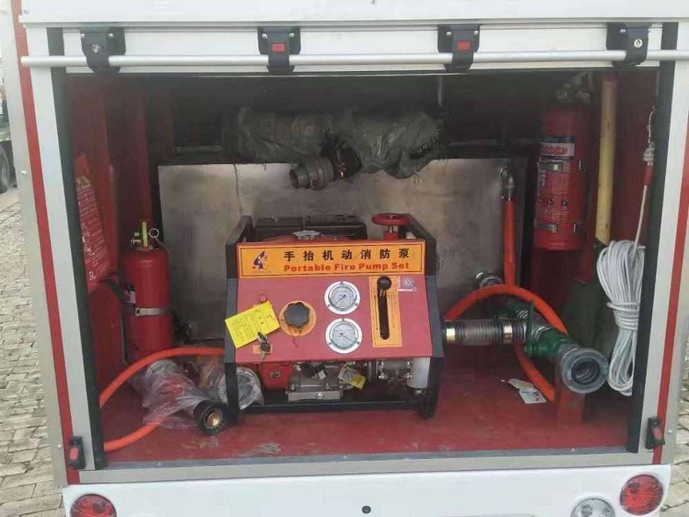 Fire Patrol Mini 2 Seats Electric Fire Truck Mounted with Motor Fire Pump (Portable pump)