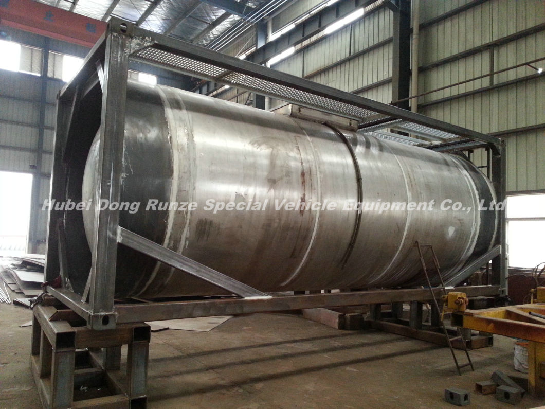 ISO Food Grade Tank Container Suitable for Milk and Other Dairy Products, Tallow and Chocolate, Chili Sauce