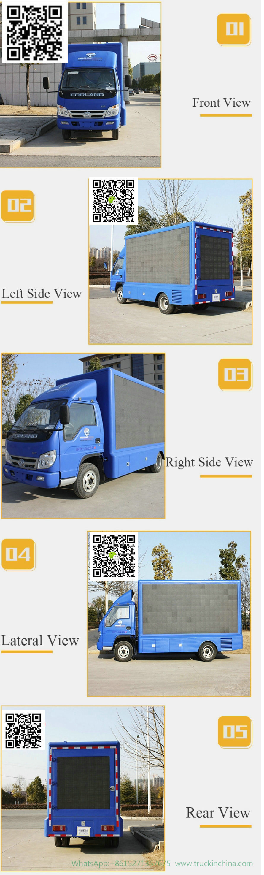 Forland Foton LED Advertisement Truck with LED Board (LED Billboard)
