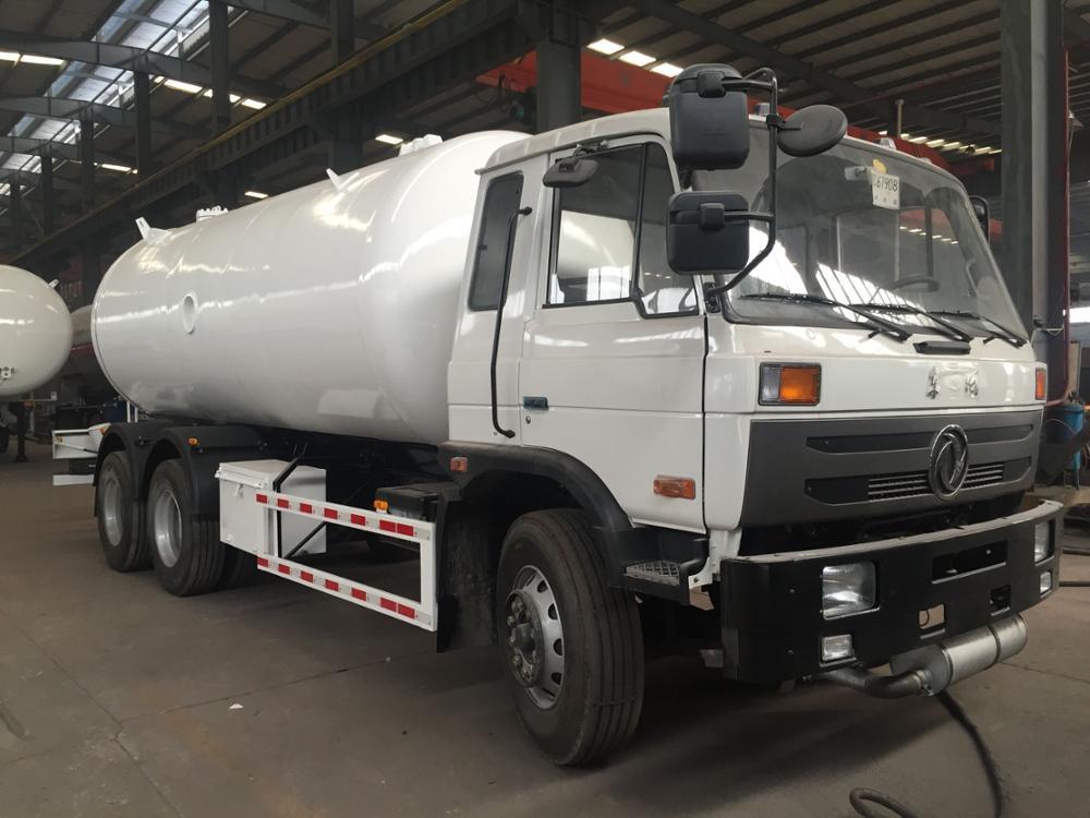 Dong Run LPG Bobtail Truck 20, 000liters Bulk Cooking Gas 10 Wheels Drive