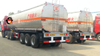 Stainless Steel 304 Food Oil Tanker Semi-Trailer 3 Axles Tank Capacity 45000L to 52000L Shell Polished