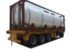 30FT T 4, T7 Syrup Tank Container for Food Products Stainless Steel Imo Equipped with Insulation Heating by Steam Test Pressure 0.4MPa (40bar)