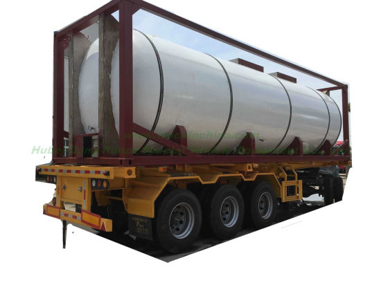 30FT T 4, T7 Syrup Tank Container for Food Products Stainless Steel Imo Equipped with Insulation Heating by Steam Test Pressure 0.4MPa (40bar)