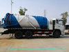 20000L Vacuum Sewage Tanker Truck with High Pressure VAC Pump Water Ring Type 30cbm/Min Suction Cesspool Sludge Sewer Waste Vacuum Suction