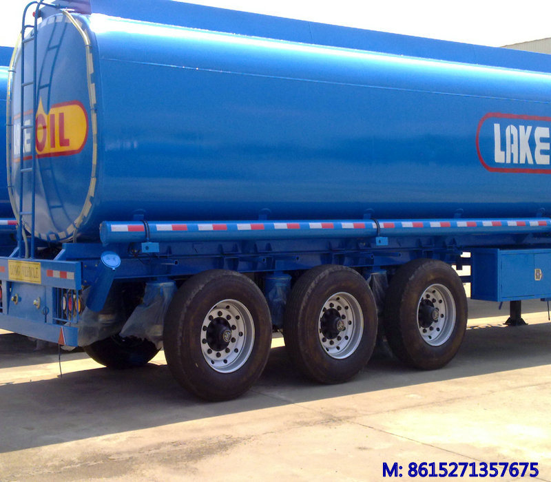 42000L Fuel Tank Trailer (Steel Fuel Tanker Semi-Trailer 3 Axles, 45000L to 54000L)