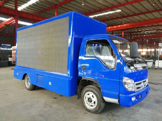 Foton LED Advertisement Truck with LED Board (P4 P5 P6 Outdoor Mobile Advertising Truck Mobile LED Display Advertisement Truck Mobile Billboard Truck)