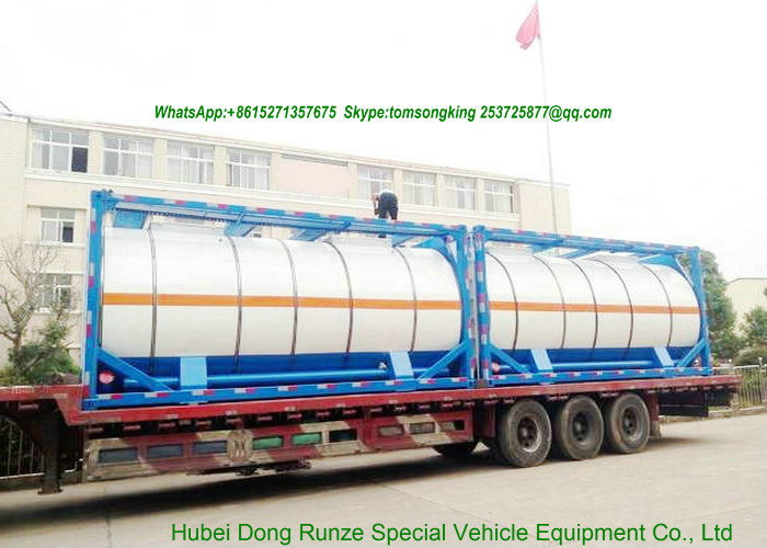 T4 ISO Heat Preservation Insulated Tank Container Bdp - Bisphenol a (diphenyl phosphate) Material S30408 / S30403 / S31603 Tank Inner or Outer Steam Coils