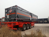 40FT ISO Tank Containers for Hydrochloric Acid, Sodium Hypochlorite PE Lined Tank Used to Contain HCl (max 35%) , Naoh (50%) , Naclo (15%) , H2so4. Hf, H2O2