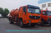 Sinotruk HOWO 6 Wheels VAC Tanker Sewage Sludge Truck with 8000L 12000L Septic Tank Rhd or LHD 4X4.4X2