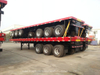 Flatbed Trailer for Cargo Transport Side Wall Removable or 40FT Container 45ton (Multi-Functions)