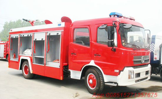 Double Cabin6000L Dongfeng 4X2 Fire Truck for Sale