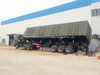 Heavy Duty 3 Axles Tipper Trailer 100ton Side Tipper