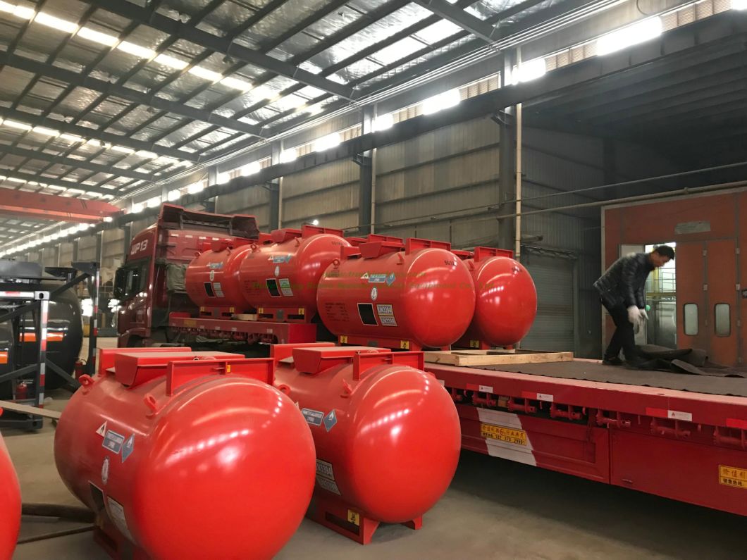 Triethylaluminum (TEAL) Alky Portable Tank Container C6h15al Un3399, Un3394 Capacity 1880liters Adr/Rid Organometallic Substance, Liquid, Water- Reactive