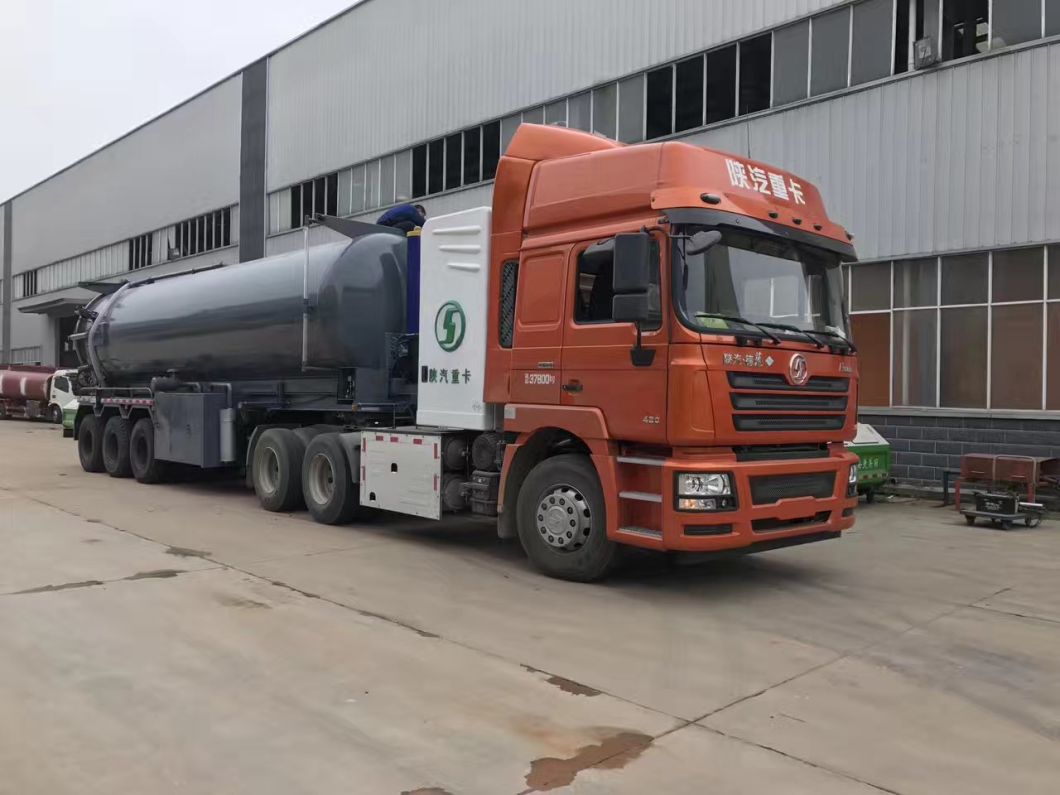 Tri Axles Vcuum Sewage Tank Tanker 25m3