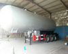 3 Axkes Liquid Ammonia Tank Trailer Pressure 2.49MPa Tank Volume 46000liters, Loading 23920K (NH3 Anhydrous Liquid Ammonia Gas)