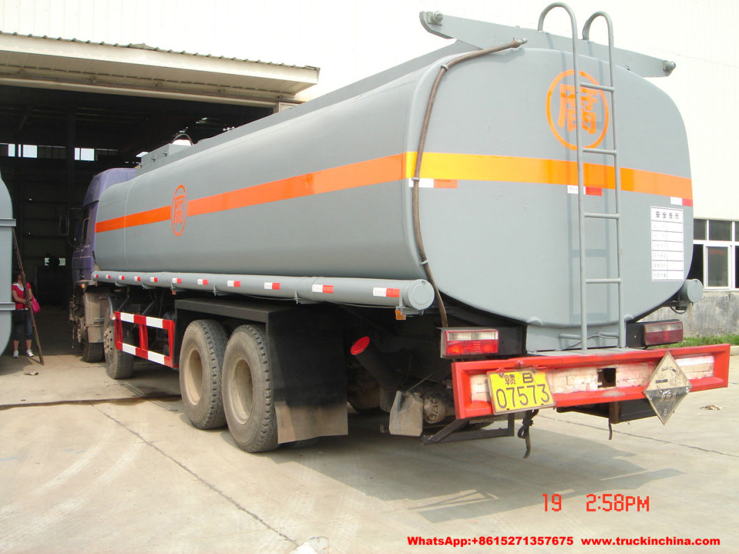 Dongfeng Chemical Tanker Truck Hydrochloric Acid Tank (16000 -25000Liters Steel Lined LLDPE Tank) for Chemical Factory Transport