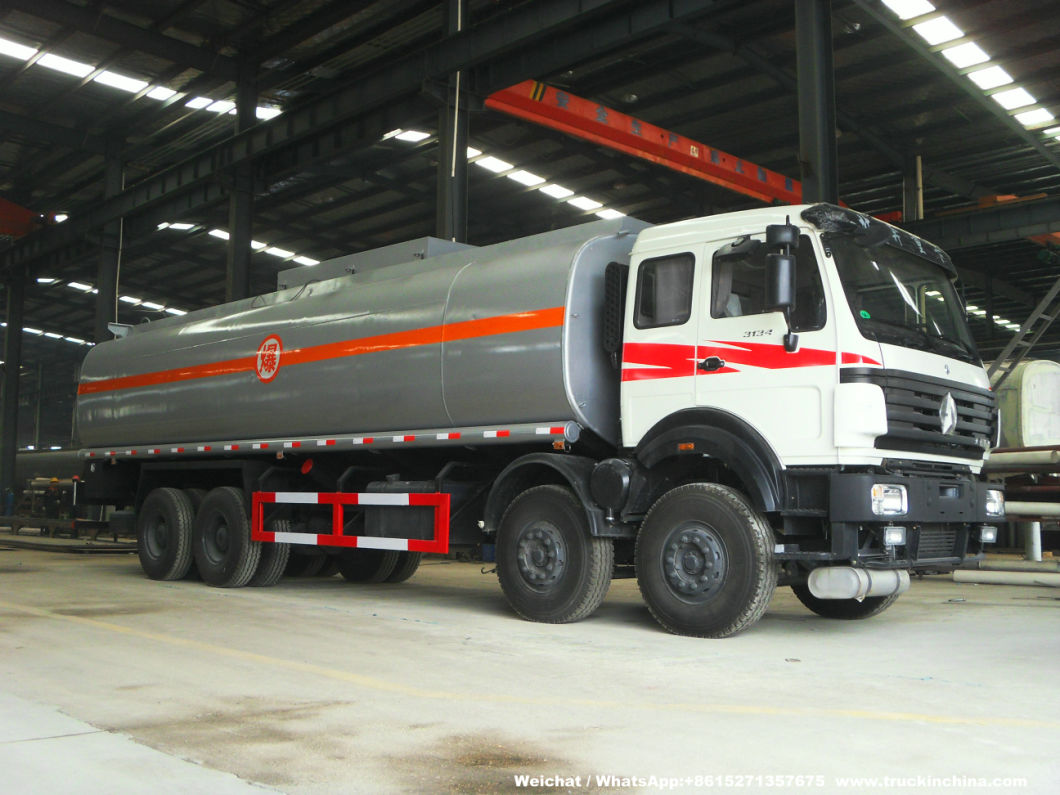 North Benz Tanker 33000 Liters Fuel Oil Tank Truck (8X4 Mobile Refueling Tanker)