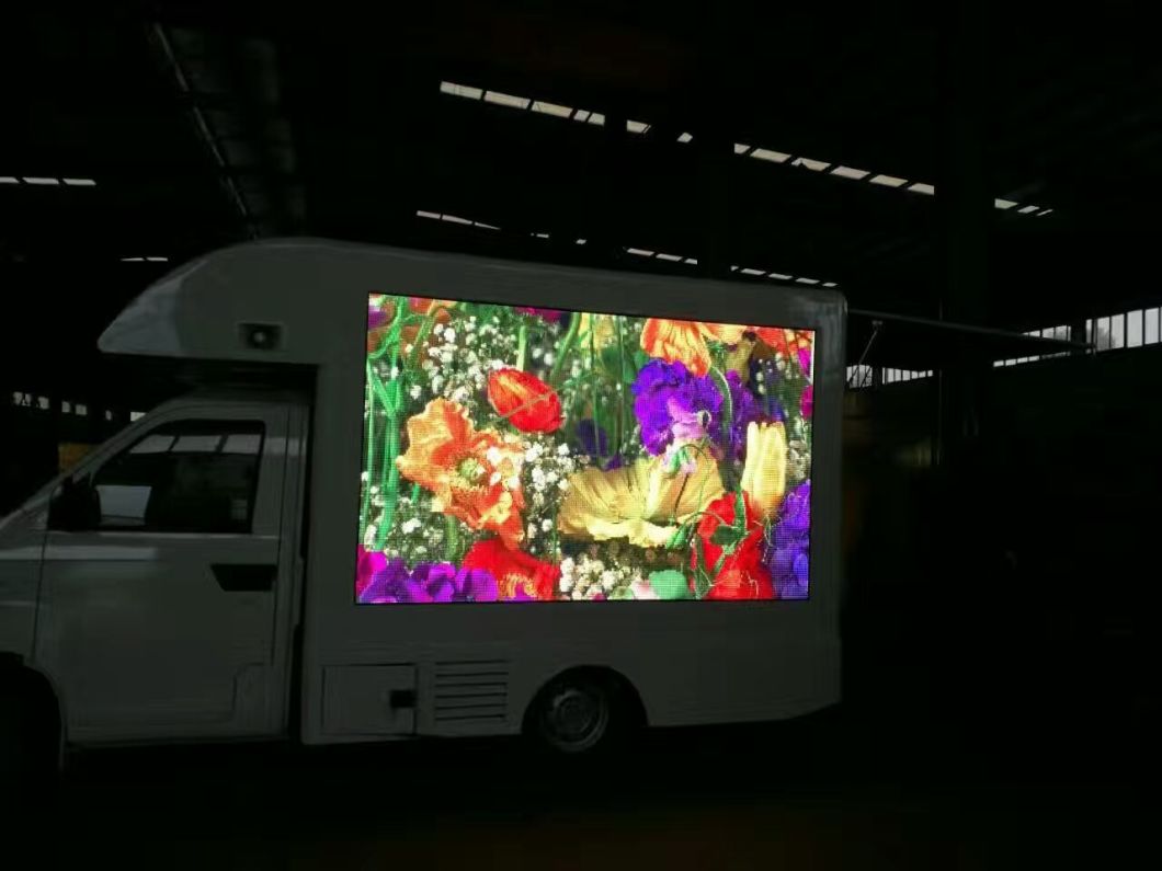Mini P4 LED Display Truck Foton LED Billboard Van