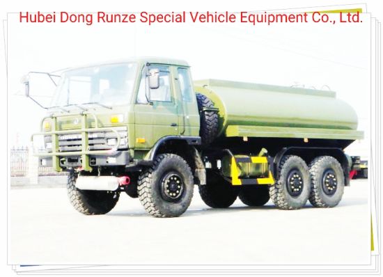 Dongfeng 6wd off Road Spray Water Sprinkler Truck 9tons (6X6 Tanker Bowser with Pump)