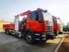 Sitrak Cargo Truck Mounted with 6.3ton Telescopic Hydraulic Crane Rescue Towing Winch Air compressor