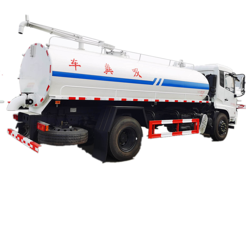 Dongfeng Vacuum Sewer Septic Tank Trucks Double Vacuum Pump 10m3 -12m3