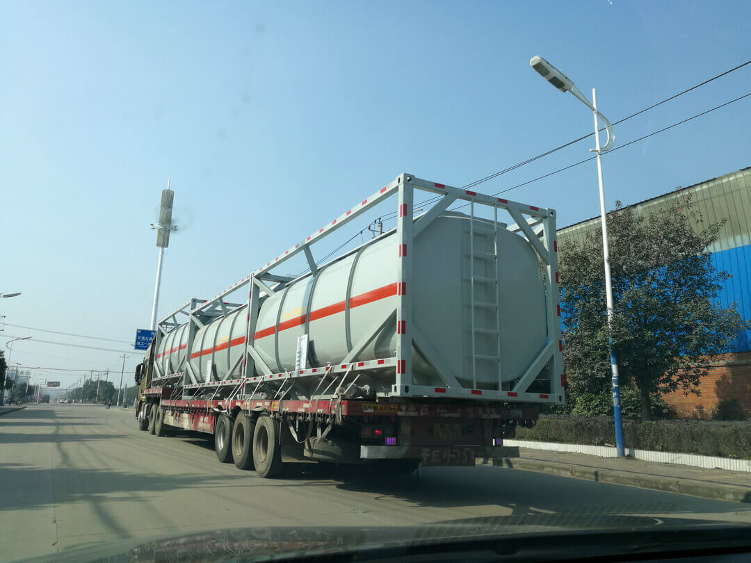 iso 20ft PE lined acid portable tank container (9)
