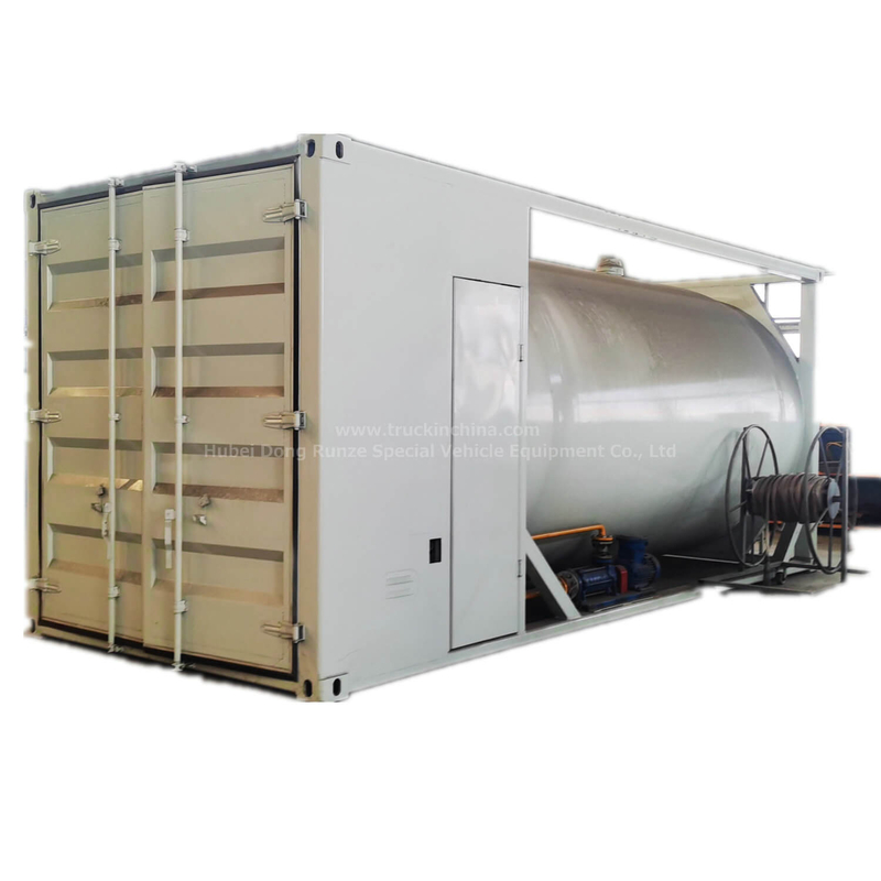 20ft LPG Cooking Gas Fillling Tank Container Skid with LPG Dispenser Propane Butane 