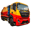 DFAC High Pressure Combined Sewer Jetting and Vacuum Truck Water Tank 7m3 Sewage Tank 9m3 Liquid Ring Vacuum Pump