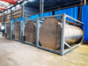 T14 Sulfuric Acid Tank Container Steel Lined LDPE 