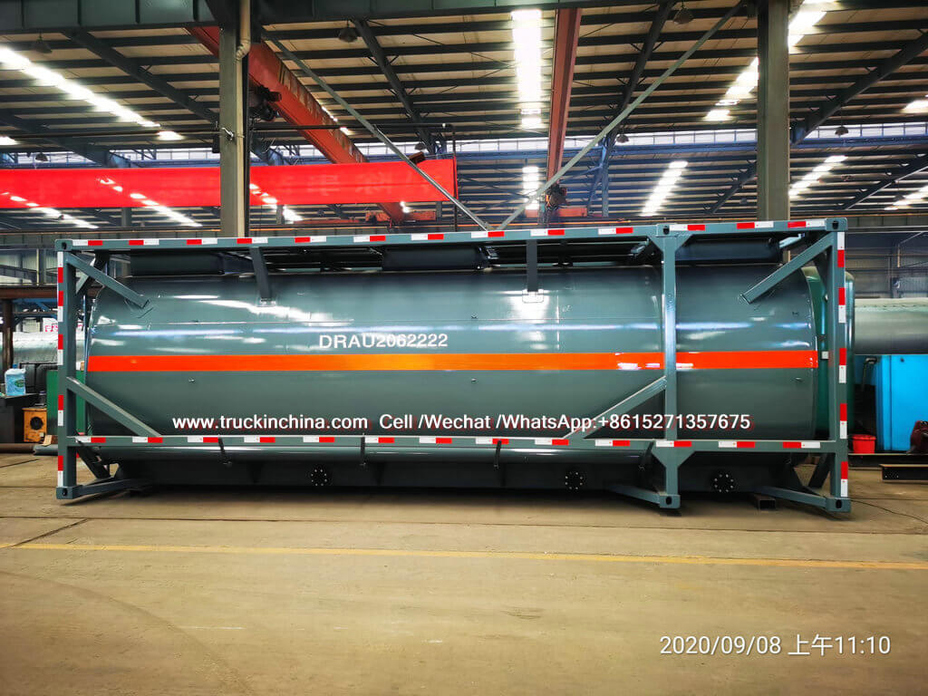 30ft ISO LLDPE Lined Tank for Hydrochloric Acid chemcial fluied (10)