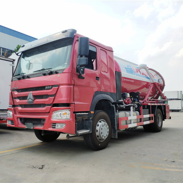 Sinotruck HOWO Vacuum Sewage Suction Septic Tank Truck (20)
