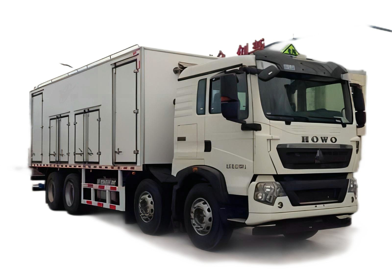  Customize 15T Mixed Emulsion Explosive Truck on Site Charge 280kg/min