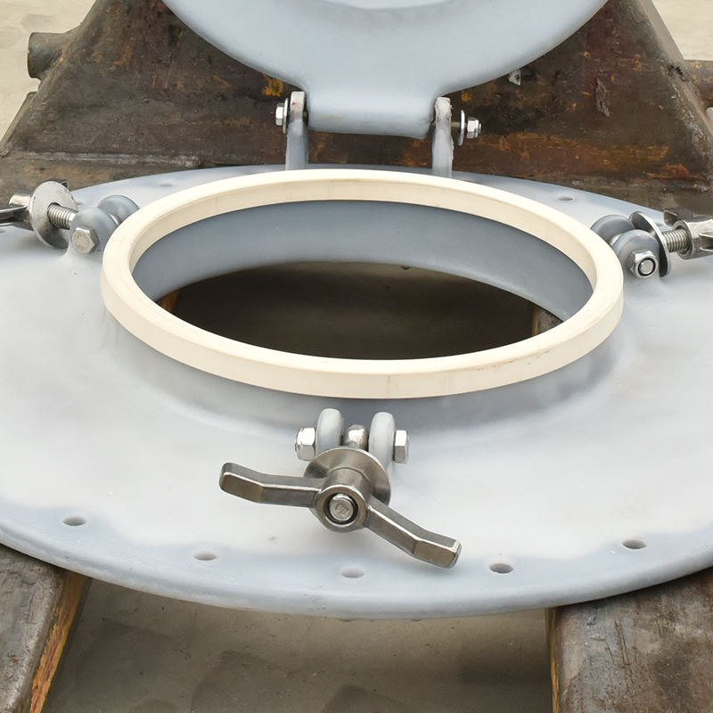Steel Lined Plastic Manhole Cover for Hcl acid Chemical tanks (3)